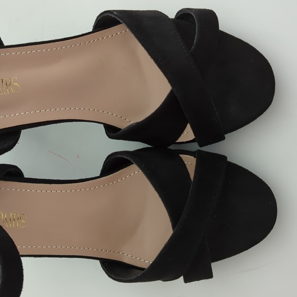 Dream Pairs Open Toe Ankle Strap Sparkly Strappy Chunky Heels Pump Sandals 8.5 - Picture 8 of 9